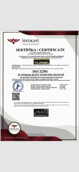 Purnell 100 Mg Safran İçeren Takviye Edici Gıda 30 Kapsül 10 Kutu - 7