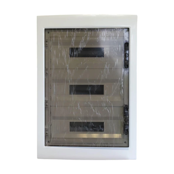 ÇETİNKAYA PANO 54'LÜ (18x3) S/Ü ŞEFFAF CAMLI SİGORTA KUTUSU (ÇP-30954) - 2