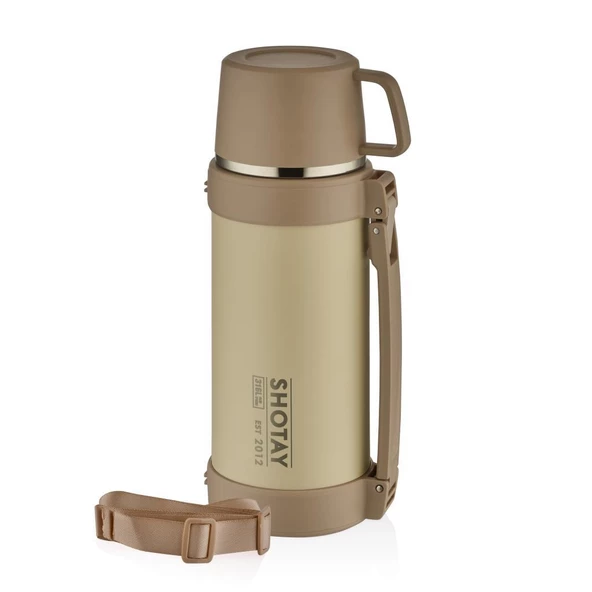 Shotay Nature Termos 1200Ml Kahverengi