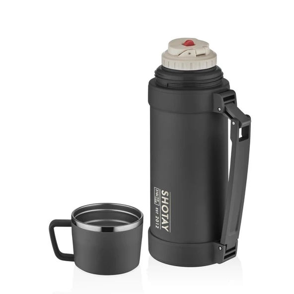 Shotay Nature Termos 1200Ml Siyah - 2