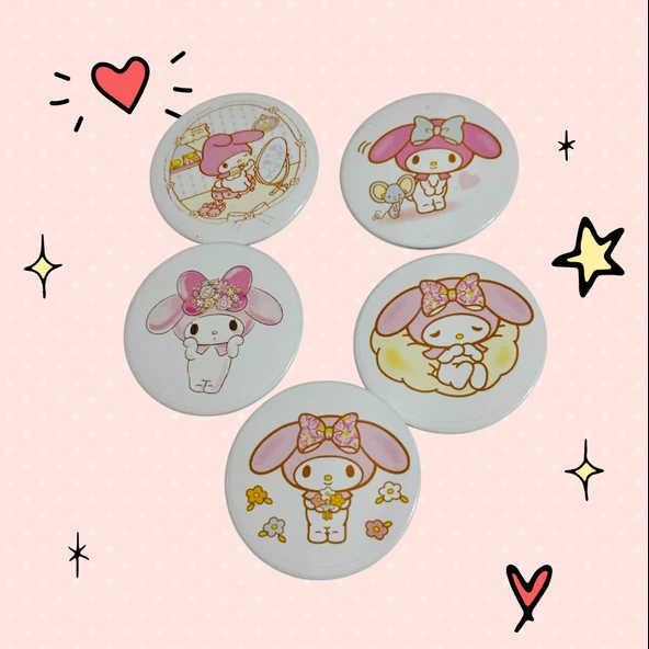 ROZET,MY MELODY ROZET,METAL ROZET - 3