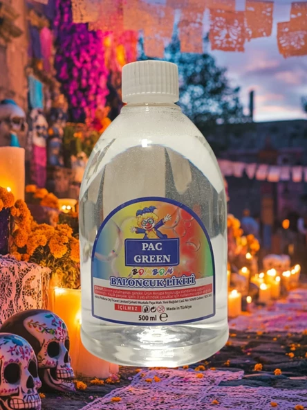 Baloncuk Sıvısı Köpük Likidi Köpük Tabancası Baloncuk Likiti 500 ml 1 Set - 3