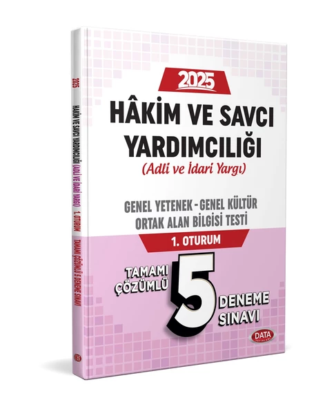 Data 2025 Adli İdari Hakim ve Savcı Yardımcılığı MECELLE Ortak Alan 1. Oturum 5 Deneme Çözümlü