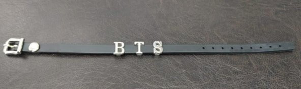 K-pop Bts Army Suni Deri 22 cm Ayarlanabilir Hediyelik Bileklik - 3