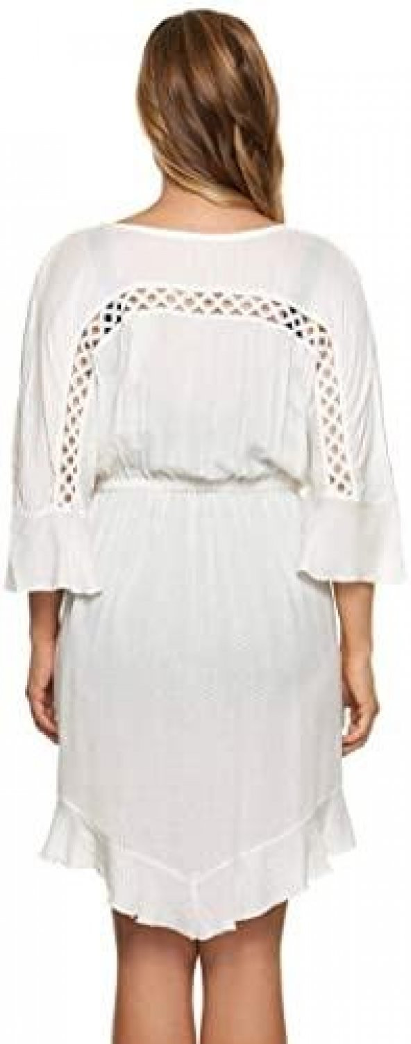 Kadın Ada Danteli Kimono Örtü - 2