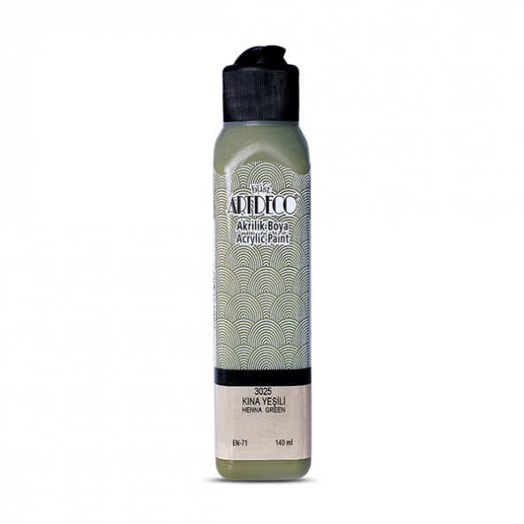 Artdeco Akrilik Boya 140 ML Kına Yeşili 070R-3025 - 2