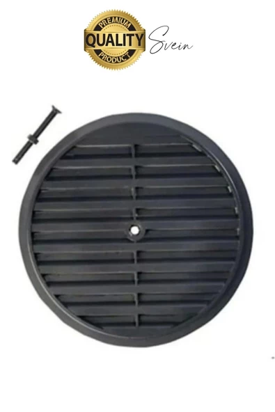 Aç Kapa Yalıtımlı Havalandırma Ayarlı 18cm Siyah Kapak Cam Menfezi Doğalgaz Boşluk Aparatı Başlık - 5