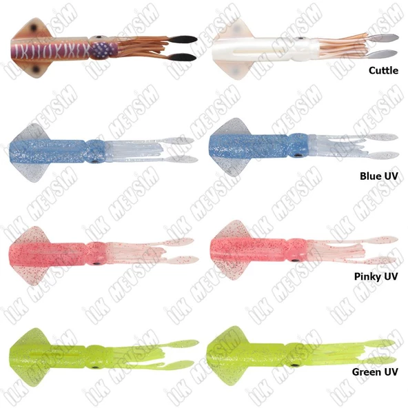 Ryuji Calamari 20cm 10,5gr Yedek Silikon Yem - Resim 3