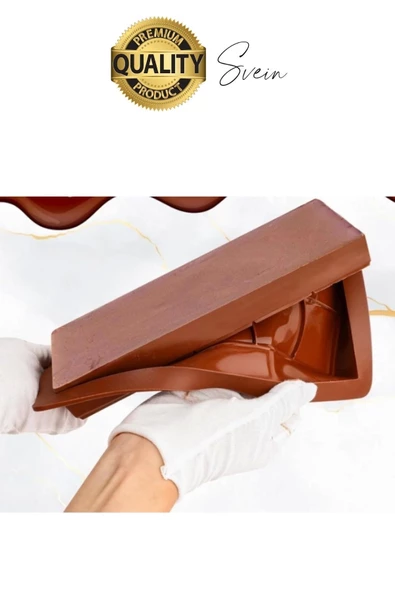 10 Bölmeli Dubai Çikolatası Kalıbı Silikon Bpa Free Kek Yapma Yıkanabilir Isıya Dayanıklı Esnek - 2