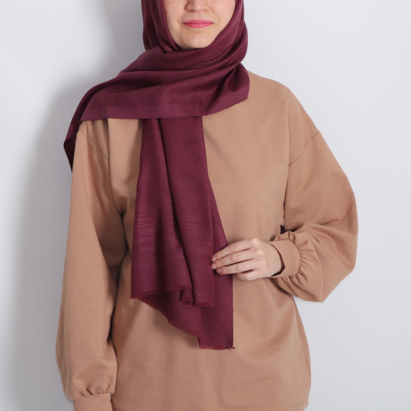 PEMİRA PAMUKLU FLAMLI MÜRDÜM ŞAL - 4
