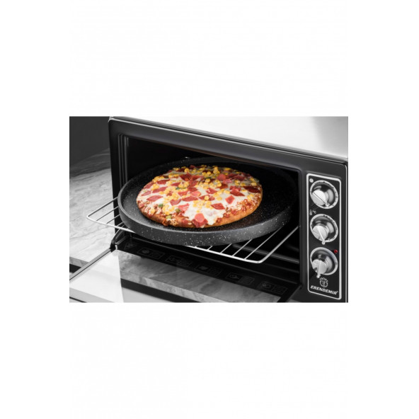 Erato Tava Çift Taraflı Döküm Tava Granit Tava 36 Cm. - 4