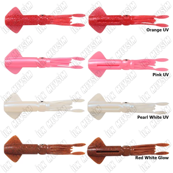 Ryuji Calamari 20cm 10,5gr Yedek Silikon Yem - Resim 5