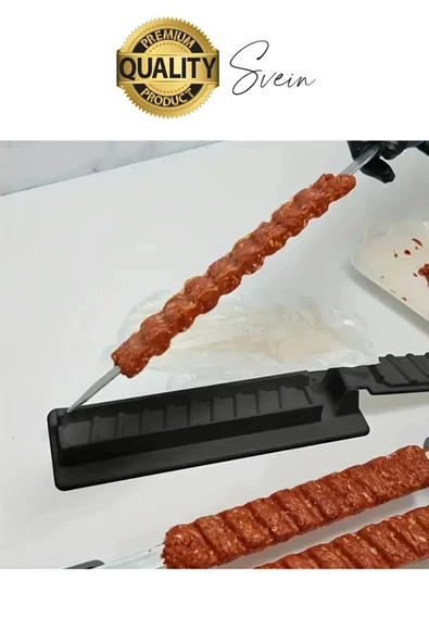 Pratik Kolay Hızlı Adana Urfa Şiş Kebap Yapma Kalıbı Kebapmatik Makinesi Et Hazırlama Aparatı Kutusu - 2
