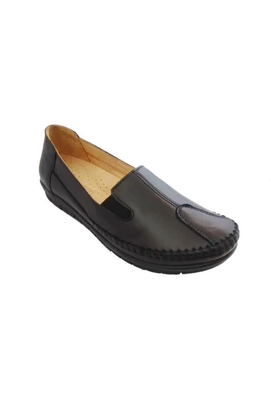 Üçel 134-24 Hakiki Deri Anatomik Lastikli Kadın Ayakkabı ürün görseli 1