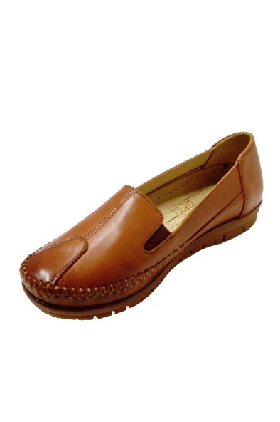 Üçel 134-24 Hakiki Deri Anatomik Lastikli Kadın Ayakkabı - Resim 4