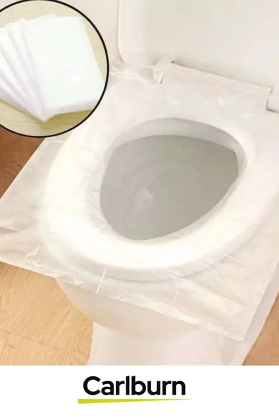 Seyahat Restaurant Avm Halka Açık Tuvalet Wc Hijyenik Tek Kullanımlık Klozet Kapağı Poşeti 50 Adet - 4
