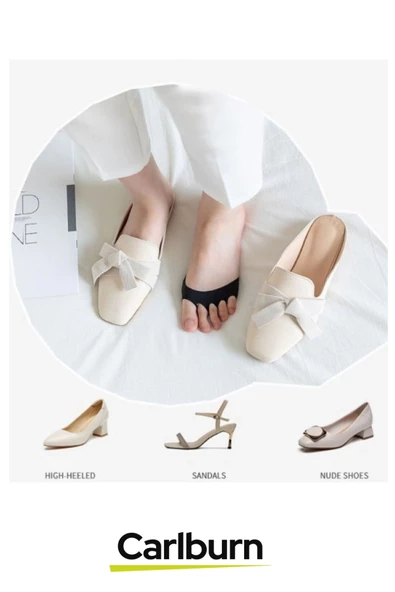 Ter Emen İleri Kaymasını Engeller Yumuşak Pamuklu Kumaş Ayak Parmak Altı Desteği - 1 Çift - 4