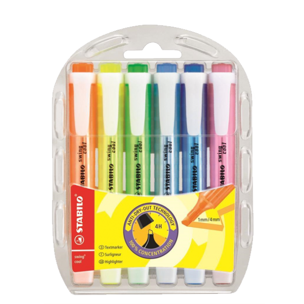Stabilo Fosforlu Kalem Swing Cool 6 Renk 275/6 - 2