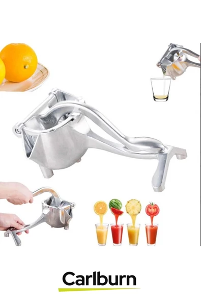 Özel Üretim Dayanıklı Paslanmaz Sağlam Metal Gövde Meyve Narenciye El Sıkacağı - 2