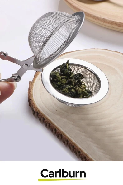 Yüksek Kaliteli Paslanmaz Çelik Dayanıklı Hijyenik İnce Delik Geniş Kulp Bitki Çayı Demleme Süzgeci - 5