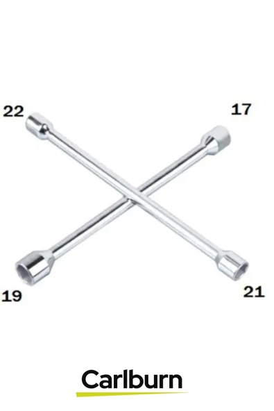 Garantili İstavroz Çelik Dört Kol Sabit 17 19 21 22mm 1.Kalite 4'lü Nikelajlı Bijon Sökme Anahtarı - 2