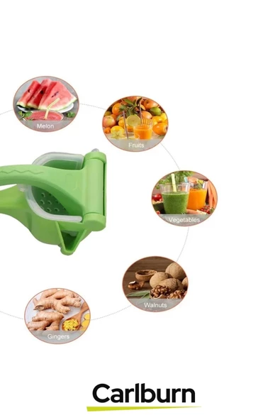 Özel Üretim Dayanıklı Plastik Ergonomik Tasarım Kolay Temizlenir Elma Nar Kivi Pratik Meyve Sıkacağı - 5