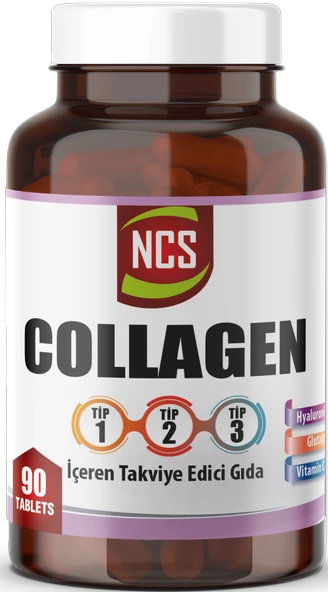 Ncs Hidrolize Collagen Tip 1-2-3 Hyaluronic Acid Glutatyon 90 Tablet