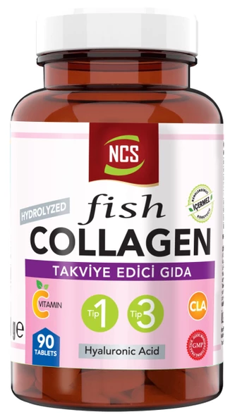 Ncs Balık Kollajen Type 1-3 Cla Biotin Çinko 90 Tablet