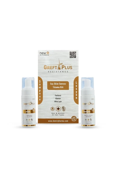 Greft Plus Saç Ekim Sonrası Yıkama Kiti
