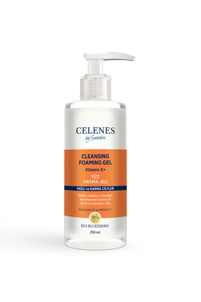 Celenes by Sweden Sea Buckthorn Temizleme Jeli 250 ml - Yağlı ve Karma Ciltler