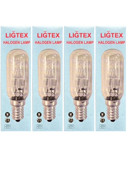 Lığtex 28W 2800K (Sarı Işık) E14 Duylu Aspiratör Ampulü (4 Adet)