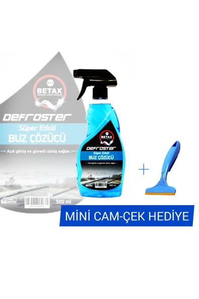 Betax Buz Çözücü Sprey 500 Ml + Mini Cam-Çek HEDİYE