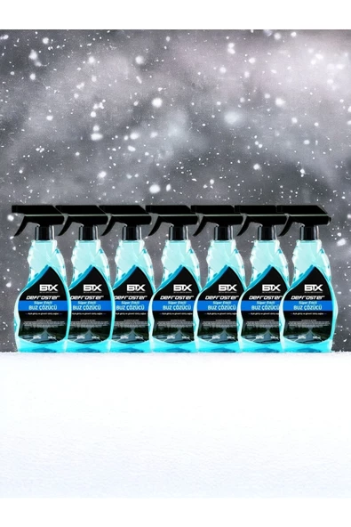 Betax ARABA CAM BUZ ÇÖZÜCÜ SPREY 500 ml X 7 Adet & Buz Kazıyıcı Hediyeli - 2