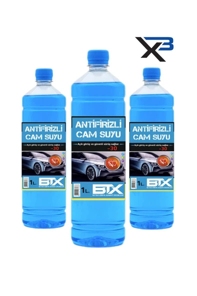 Betax Oto Cam Suyu Antifrizli 1 Lt X 3 Adet -30 Derece