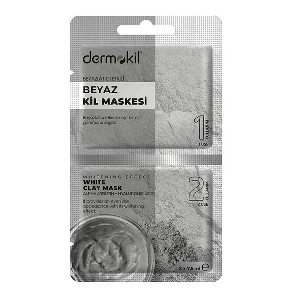 DERMOKİL BEYAZLATICI ETKİLİ KİL MASKESİ