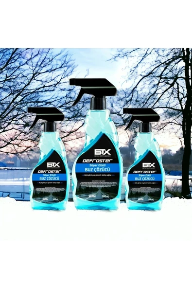 Betax Buz Çözücü Sprey 500 ml 3 Adet Buz Kazıyıcı Hediyeli - 2
