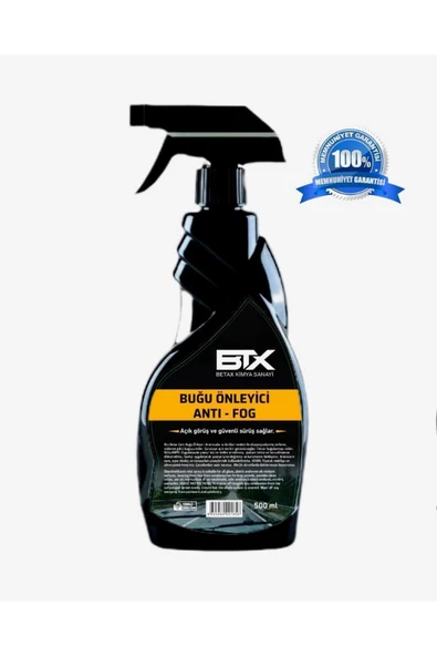 Betax 5'li Kışlık Araç Bakım Seti Cam Suyu 1lt & U.p. Blue Buz Çözücü & Buğu Önleyici Sprey 500 ml - 3