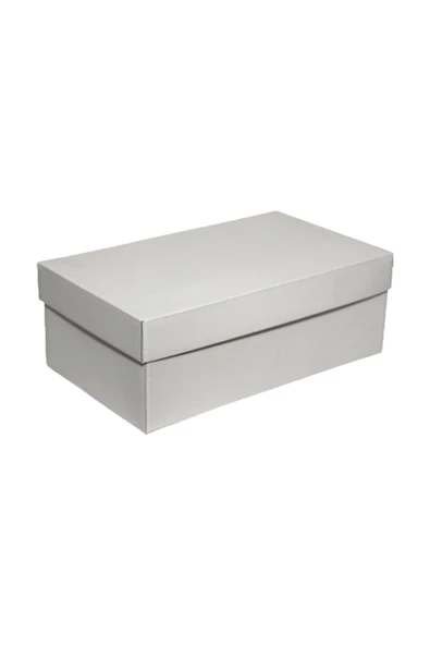 KUTU MARKET Kadın Ayakkabı Kutusu - 10 Adet Beyaz Isimsiz (28X17,5X10CM) Zenne - 3