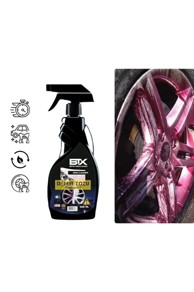 Betax Jant Demir Tozu Temizleyici Sprey 500ml - 2