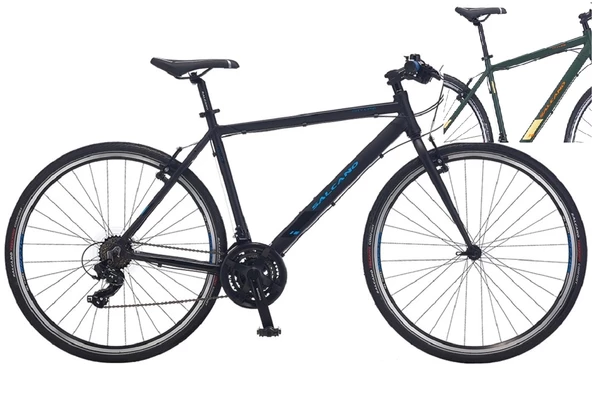 Salcano City Life 21S VR V Fren 21 Vites 28 Jant Şehir Gezi Bisikleti Haki Krem Kırmızı 19 Kadro ürün görseli