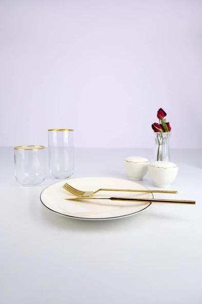 Digithome Lombardino Minimalist Modern Black Tekli Porselen Pasta Tabağı 20 Cm - 2