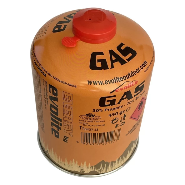 Evolite Butane Propane Vidalı 450 Gr. Ocak Kartuşu - 4 Adet - 5