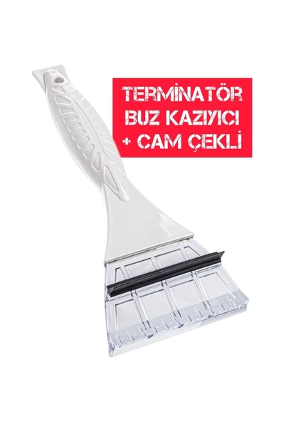 Betax TERMİNATÖR BUZ KAZIYICI + CAM ÇEKLİ BT-X