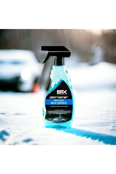 Betax 3’lü Kışlık Araç Bakım Seti Buz Çözücü Sprey & Buz Kazıyıcı & Çekçek - 2