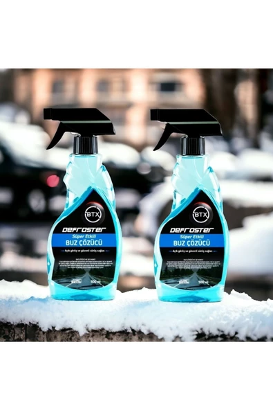 Betax Buz Çözücü Defroster Sprey 500 ml 2 Adet Buz Kazıyıcı Hediyeli - 4