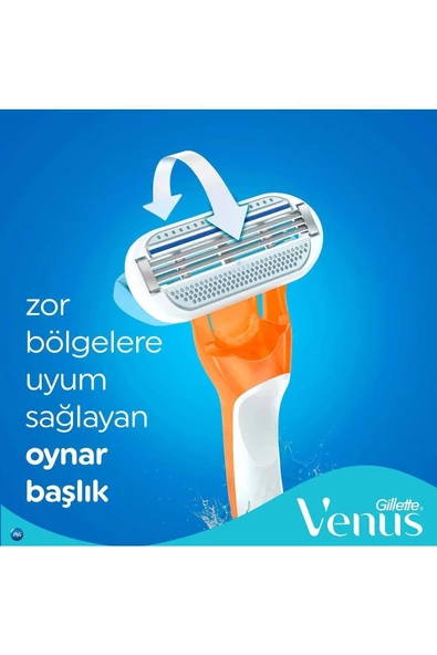 Gillette Venus Tıraş Bıçağı Riviera 2'li - Resim 6