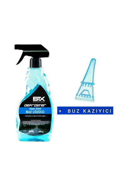 Betax Buz Çözücü Sprey 500 ml & Buz Kazıyıcı Ikisi Bir Arada