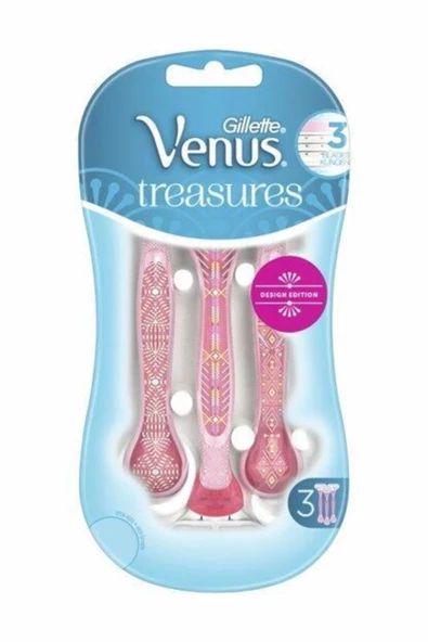 Gillette Venus Treasures Tıraş Bıçağı 3'lü