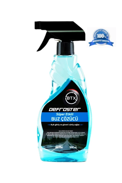 Betax Buz Çözücü Sprey 500ml X 4 Adet Cam Buz Çözücü ve Buzlanma Önleyici - 2