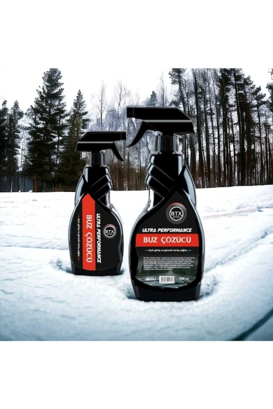 Betax Ultra Performance Red Buz Çözücü Sprey 2 Adet 500 ml Buz Kazıyıcı Hediye - Resim 2